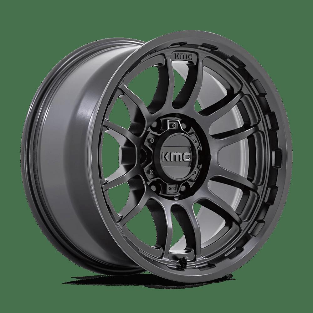 KMC KM727 WRATH 17X8.5 -10 6X139.7/6X5.5 SATIN BLACK
