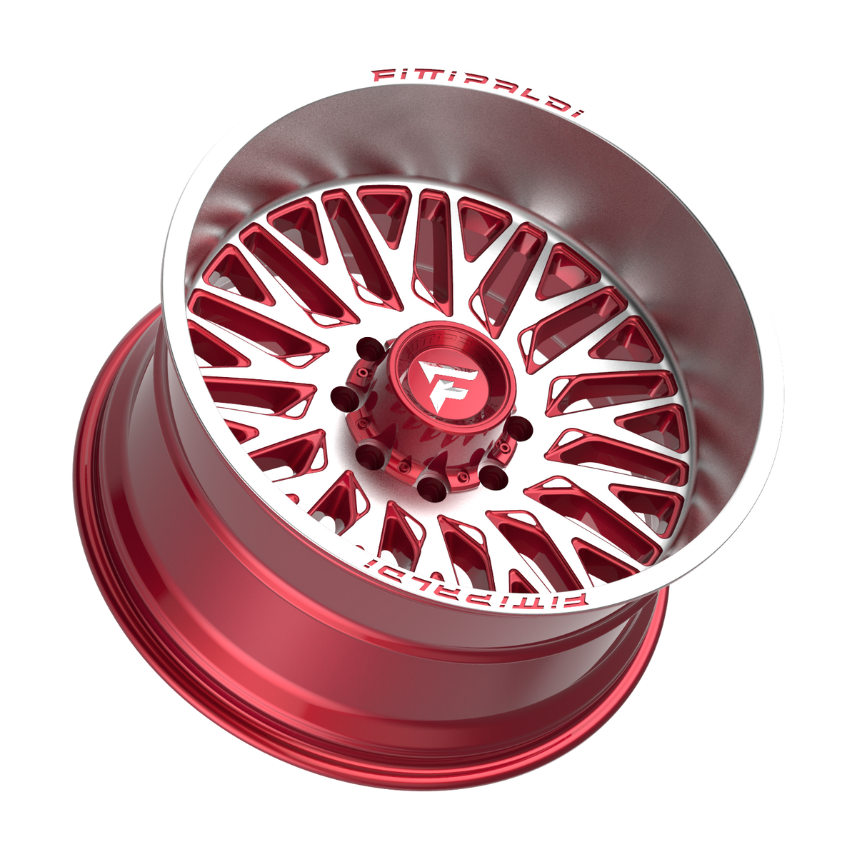 FITTIPALDI OFFROAD FA07MR 22X12, PCD 8X6.50, ET -44, CB 125.2-GLOSS RED MACHINED