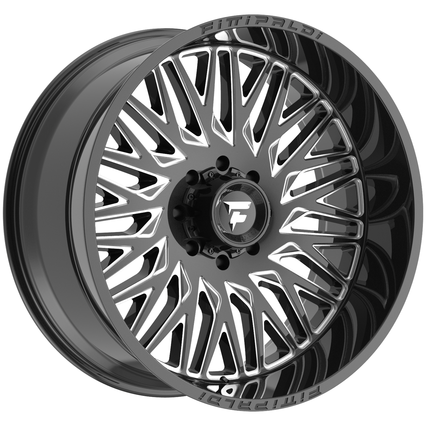 FITTIPALDI OFFROAD FA07BM 26X12, PCD 8X6.50, ET -44, CB 125.2-GLOSS BLACK MILLED