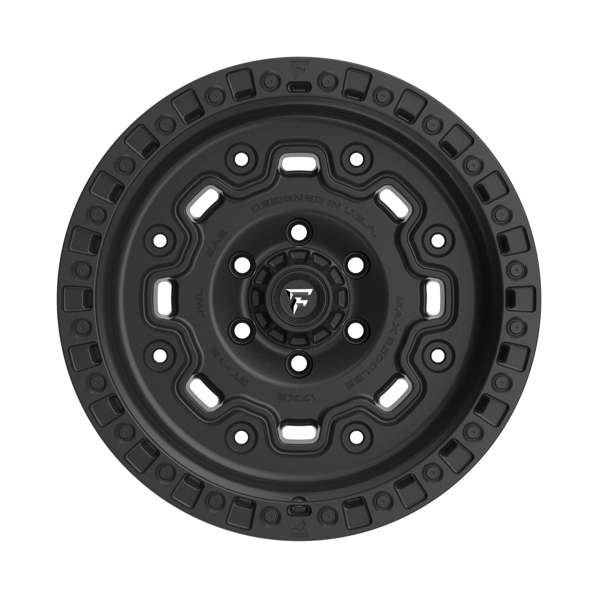 FITTIPALDI OFFROAD FT100SB 17X9, PCD 6X135, ET -12, CB 87.1-SATIN BLACK