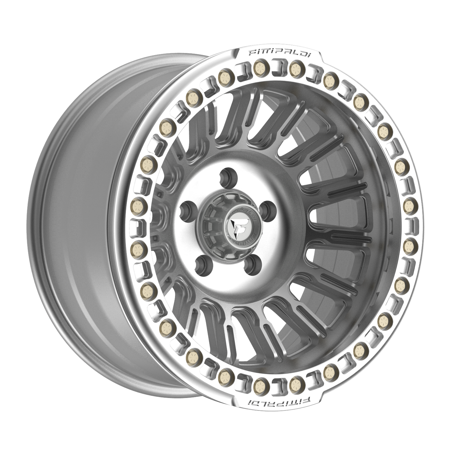 FITTIPALDI FB152M 17X9, PCD 5X5.00, ET -38, CB 71.5-MACHINED SILVER