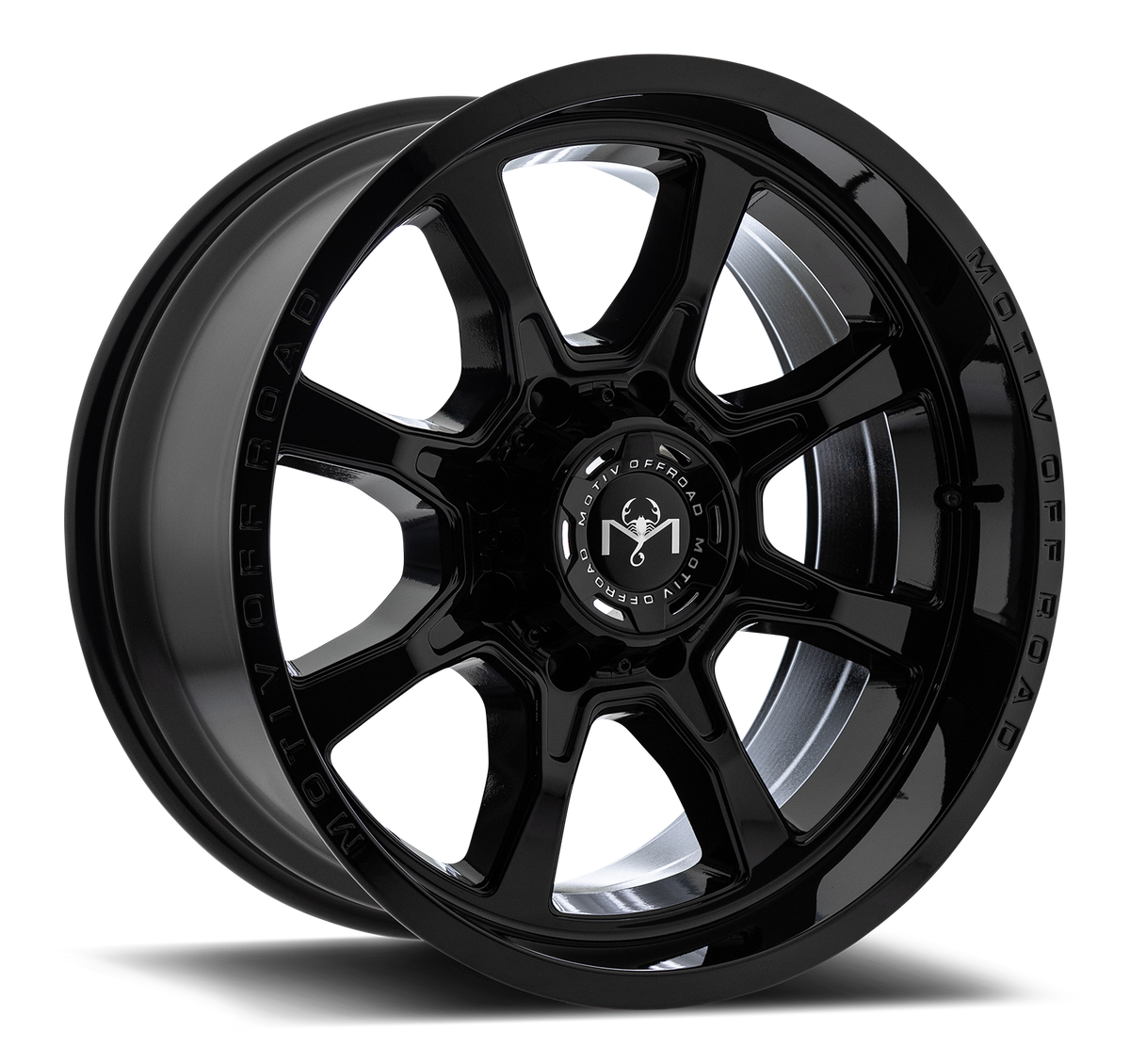 Motiv Off Road GLOCK 20X9 +00 5X4.50/5X5 Gloss Black with Lip Logo