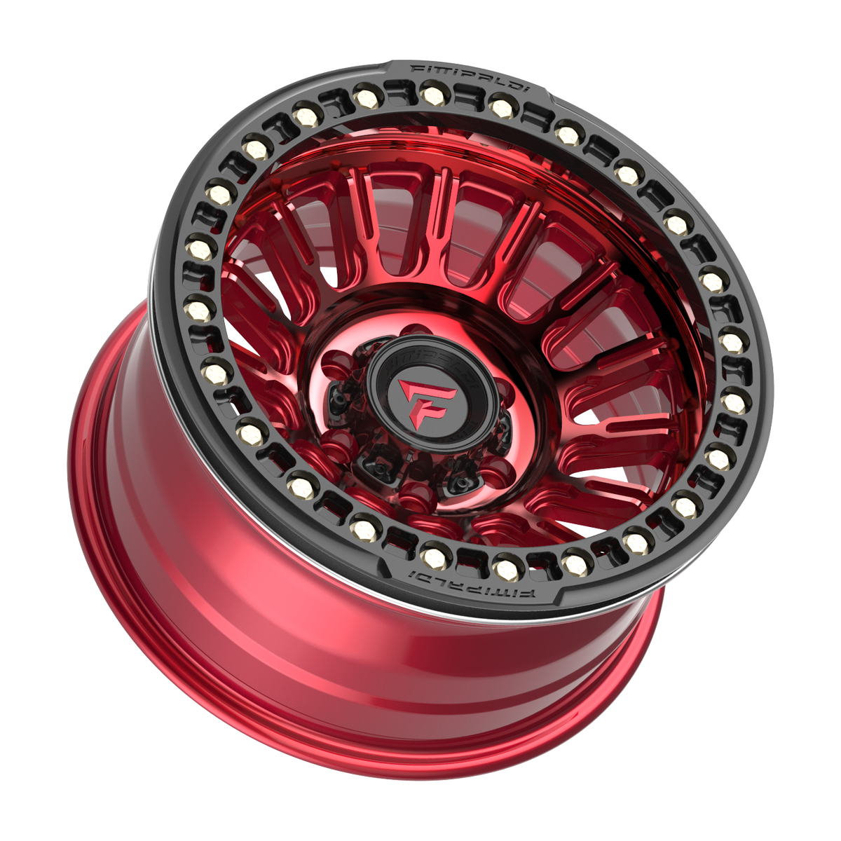 FITTIPALDI FB152R 17X9, PCD 6X5.50, ET -38, CB 106.2-METALLIC RED WITH RED TINT