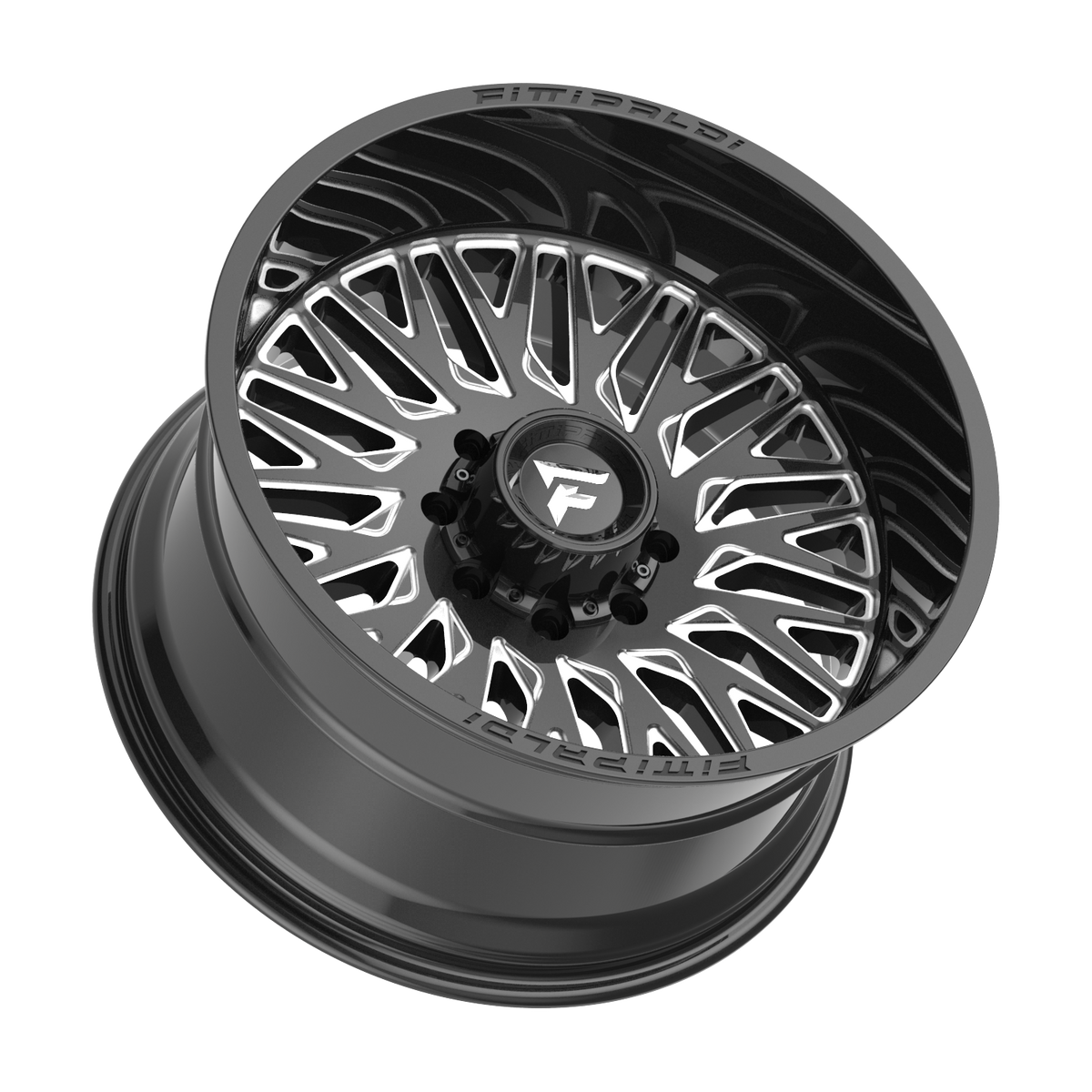 FITTIPALDI OFFROAD FA07BM 22X12, PCD 8X6.50, ET -44, CB 125.2-GLOSS BLACK MILLED