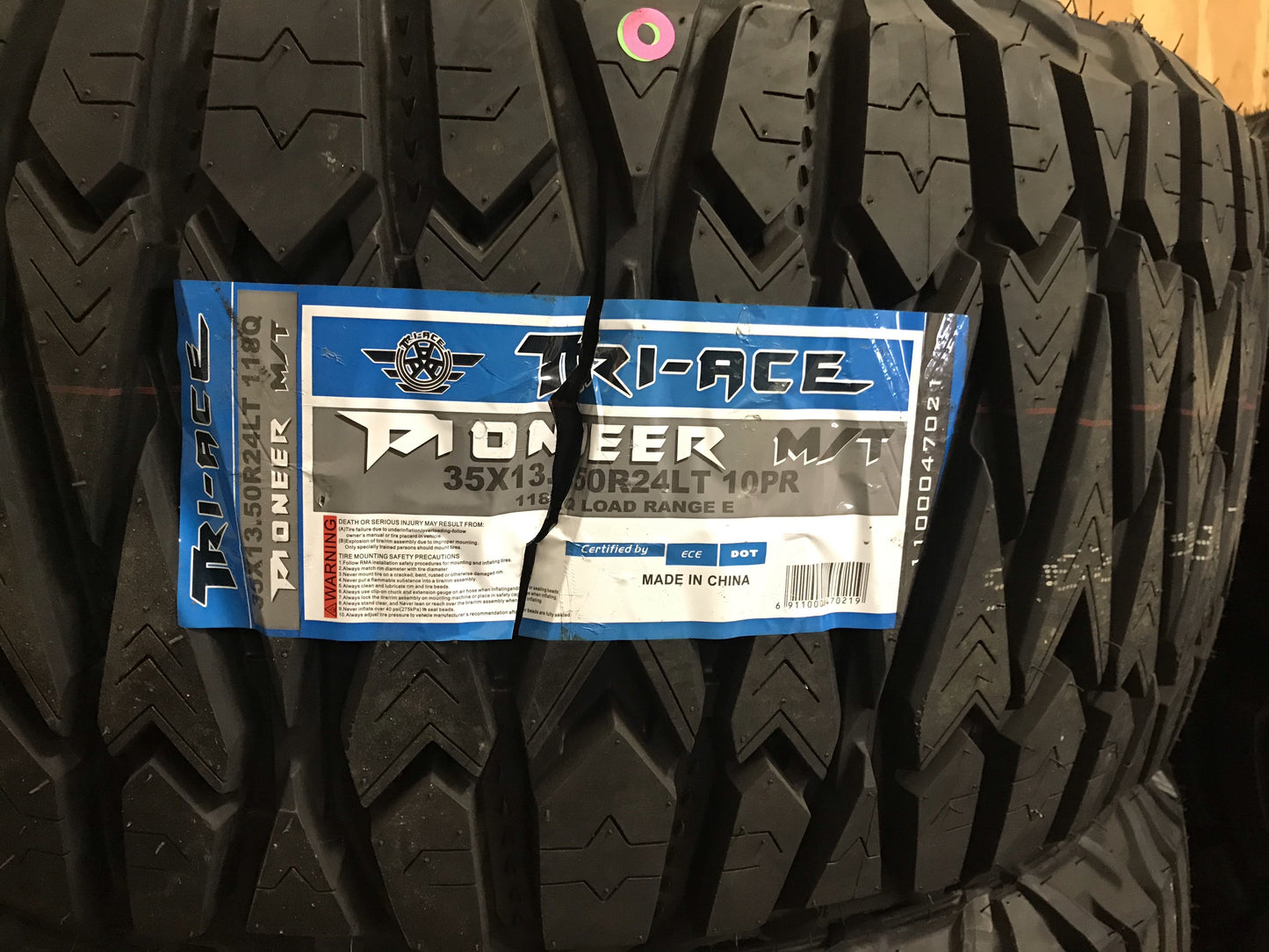 Tri-Ace Pioneer Mt Tire 35x13.50R24 118Q BSW 10 Ply/"E" Series
