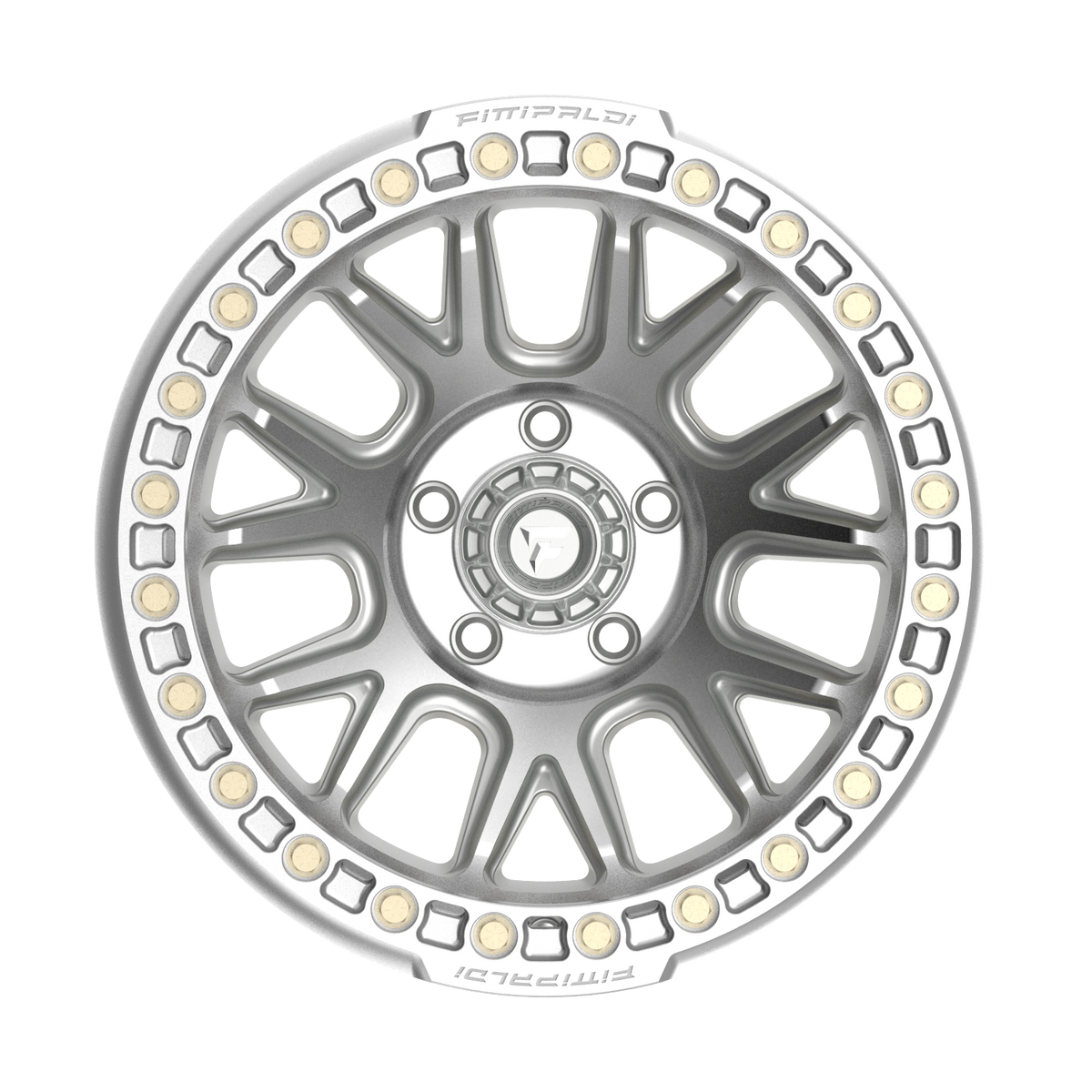 FITTIPALDI FB151M 17X9, PCD 5X5.00, ET -38, CB 71.5-MACHINED SILVER
