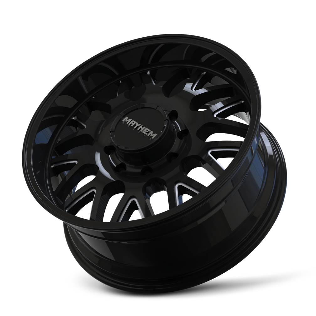 MAYHEM TRIPWIRE 8110 20X9 11 6x139.7 BLACK W/MILLED SPOKES