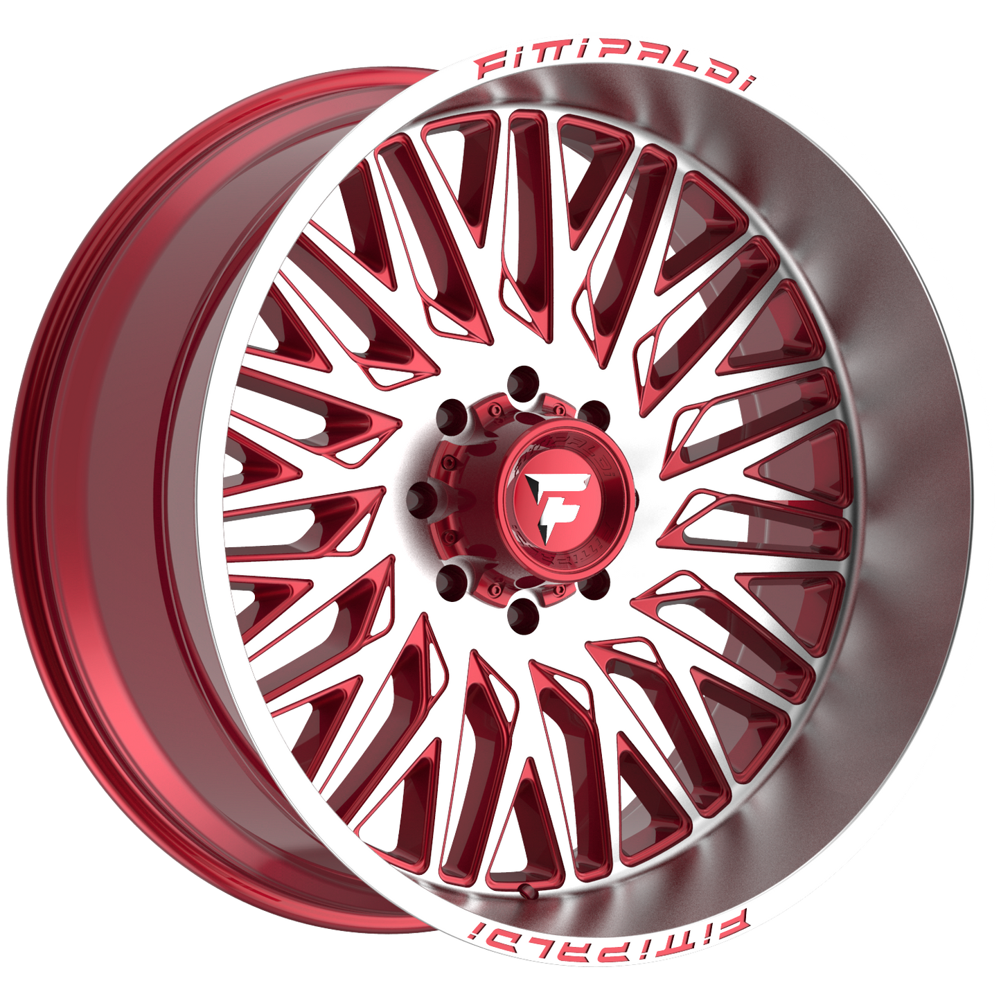 FITTIPALDI OFFROAD FA07MR 26X12, PCD 8X170, ET -44, CB 125.2-GLOSS RED MACHINED