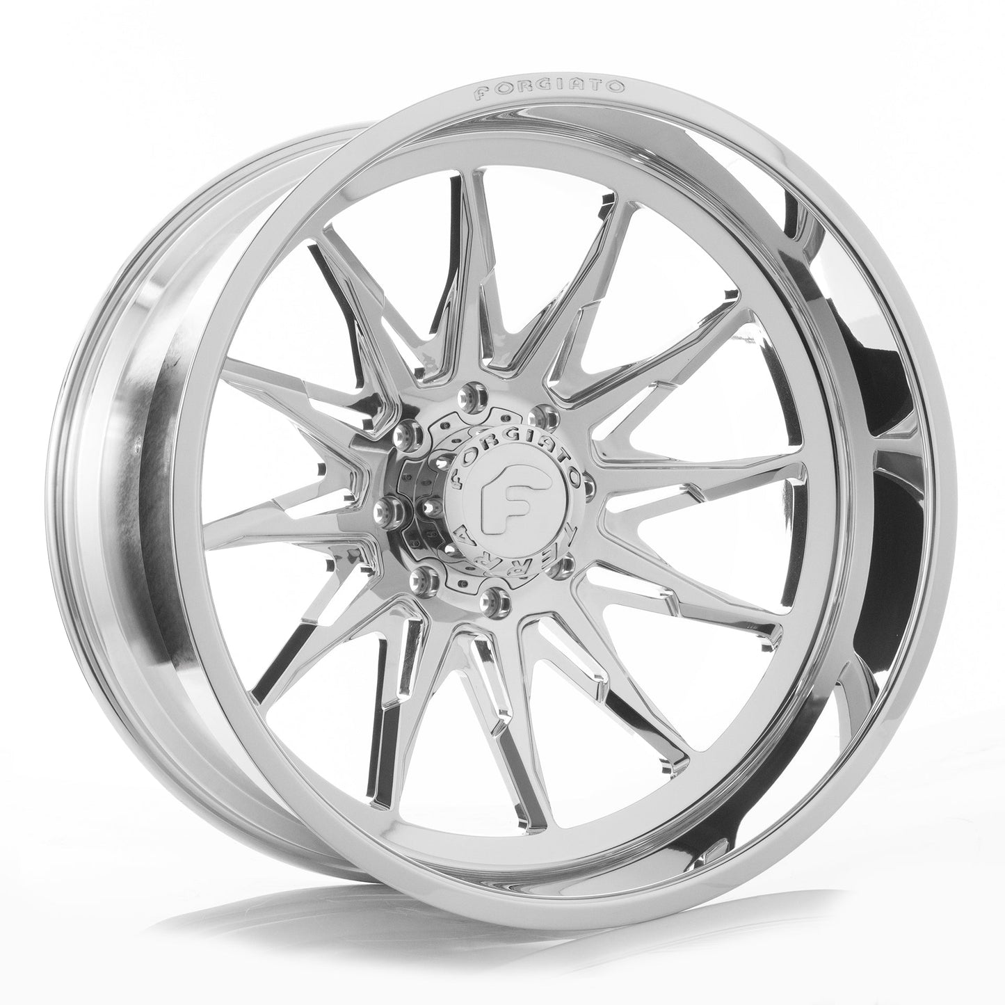 26x14 -75 8x180 Set of 4 Forgiato TXC 101 Polished for Ford F250 - Wheels | Rims