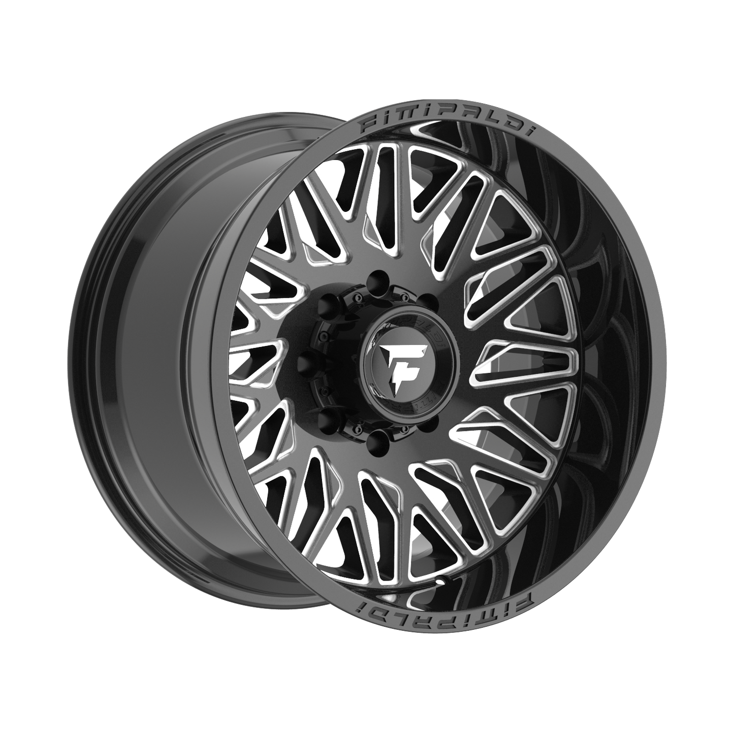 FITTIPALDI OFFROAD FA07BM 20X12, -44 , 8X170, GLOSS BLACK MILLED