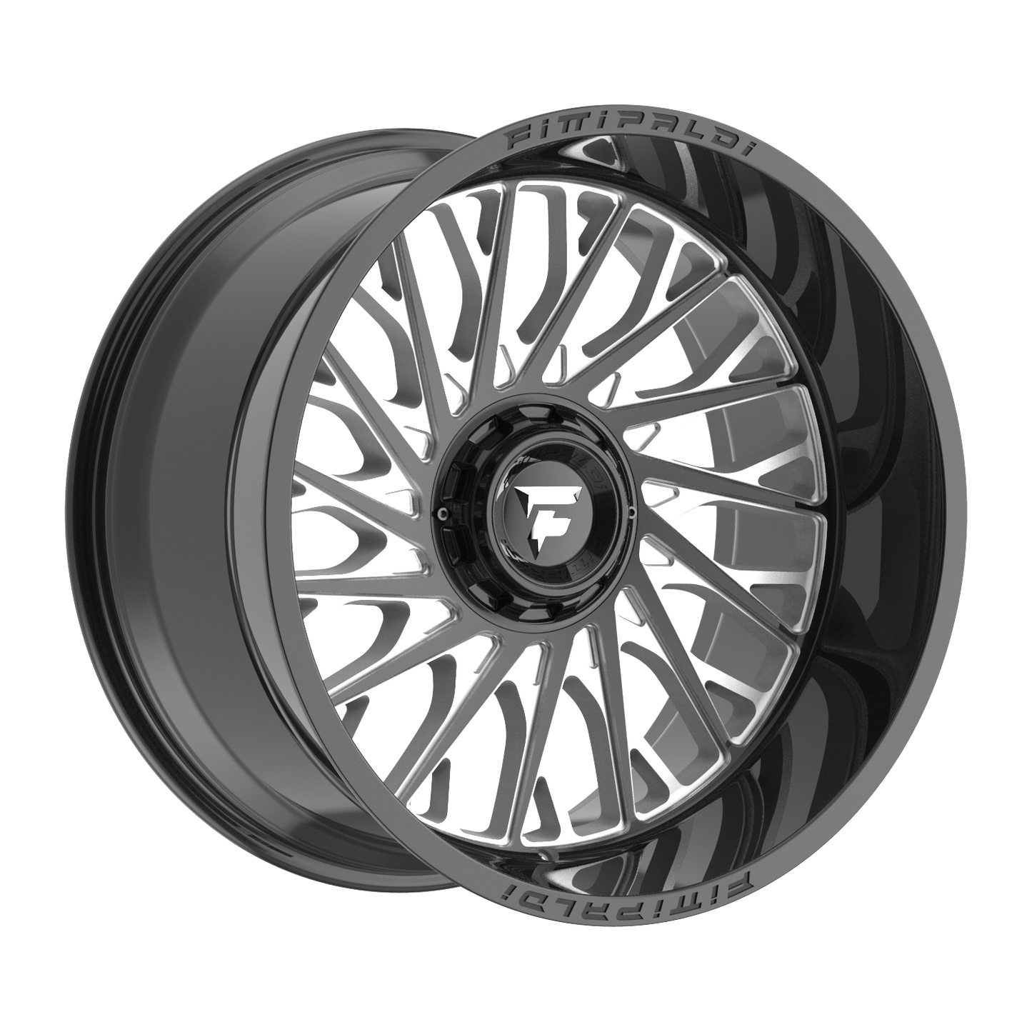 FITTIPALDI OFFROAD FA08BM 22X12, PCD 6X135/6X5.50, ET -44, CB 106.2-GLOSS BLACK MILLED