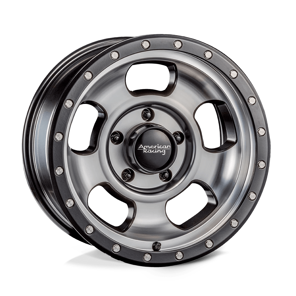 American Racing AR969 ANSEN OFFROAD 17X8 0 6X139.7 SATIN BLACK MACHINED