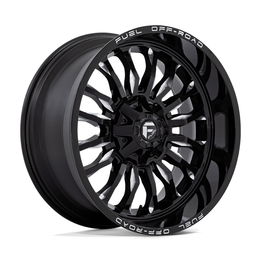 FUEL 1PC D795 ARC 22X10 -18 6X135/6X139.7 GLOSS BLACK MILLED