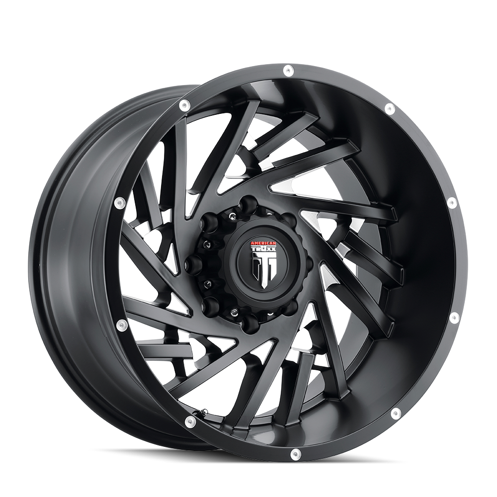 AMERICAN TRUXX WEB AT161 20x10 -24 5x150 BLACK/MILLED