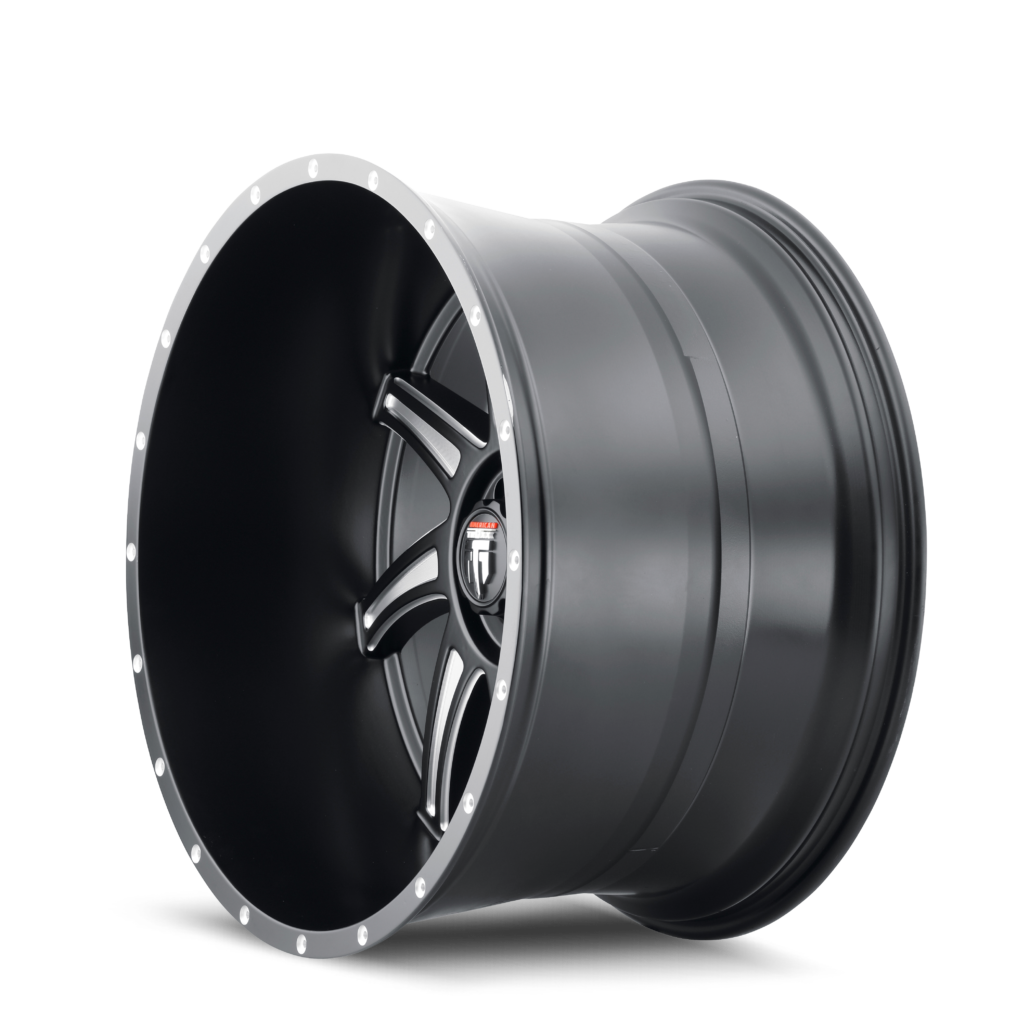 AMERICAN TRUXX VORTEX AT162 22x12 -44 8x165.1 BLACK/MILLED