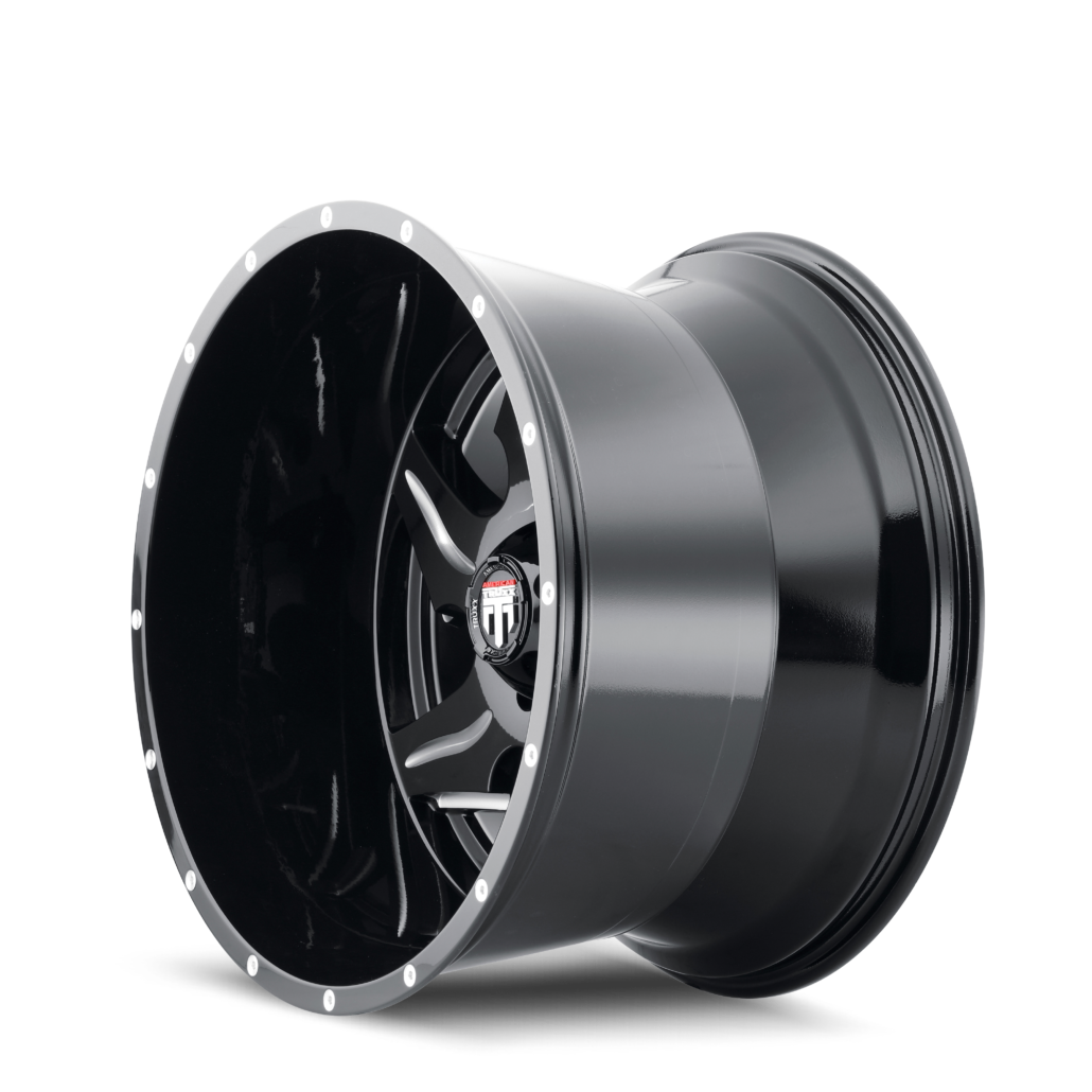 AMERICAN TRUXX NINJA AT163 22x14 -76 8x180 BLACK/MILLED