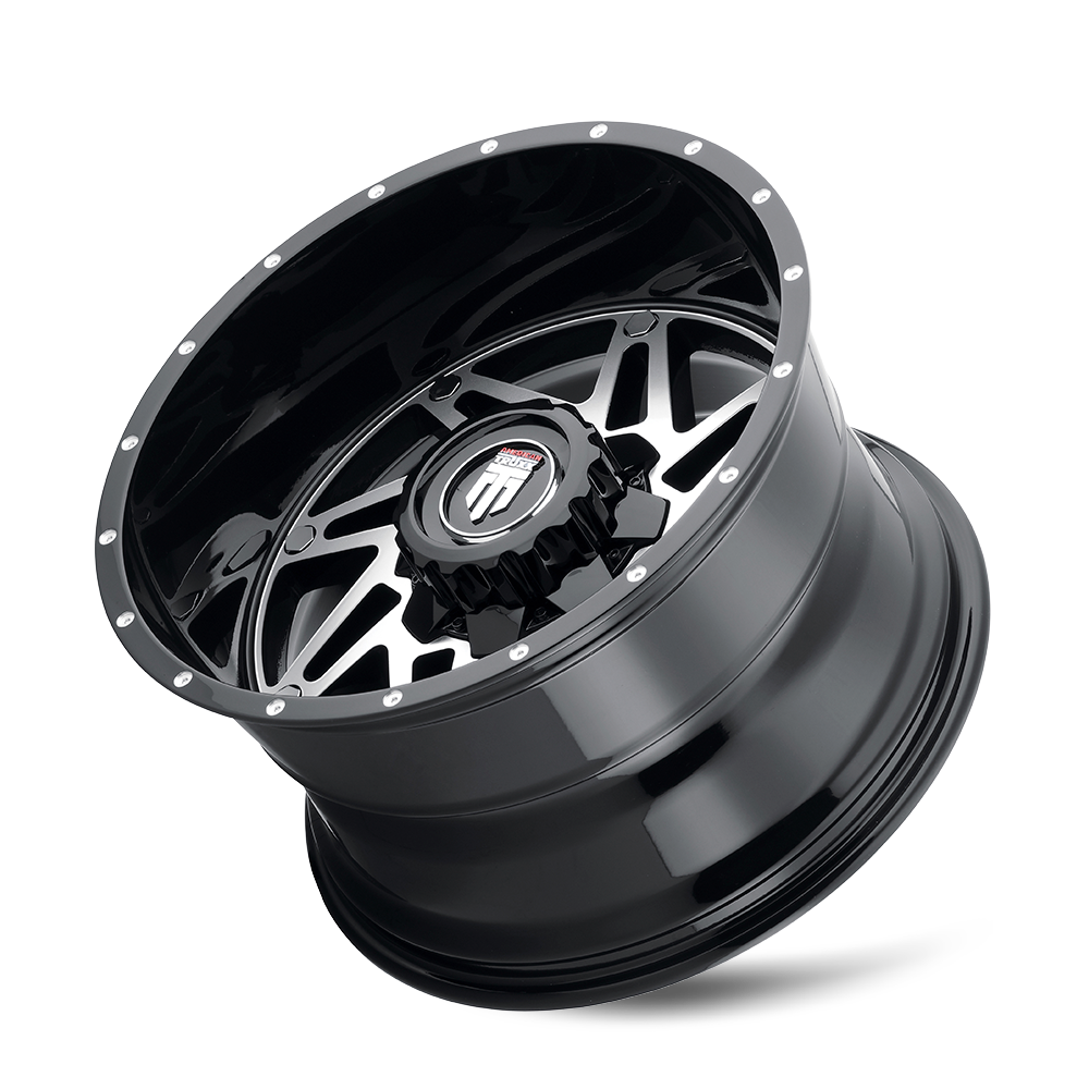 AMERICAN TRUXX WARRIOR AT165 20X12 -44 6x135/6x139.7 BLACK/MACHINED