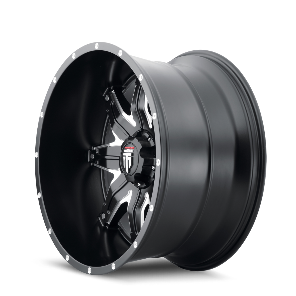 AMERICAN TRUXX LONESTAR AT185 22x12 -44 5x127 BLACK/MILLED