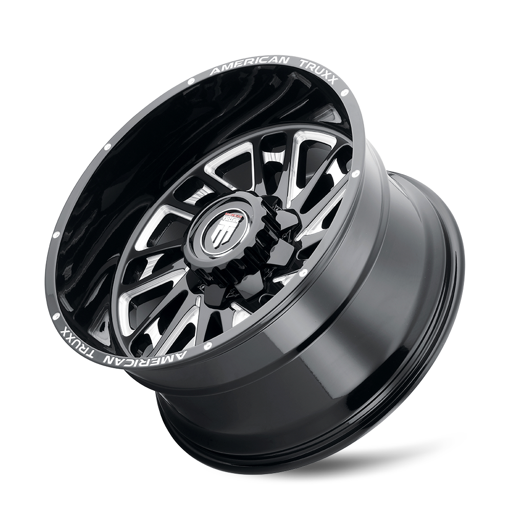 AMERICAN TRUXX BLADE AT1905 24x14 -76 8x165.1 BLACK/MILLED