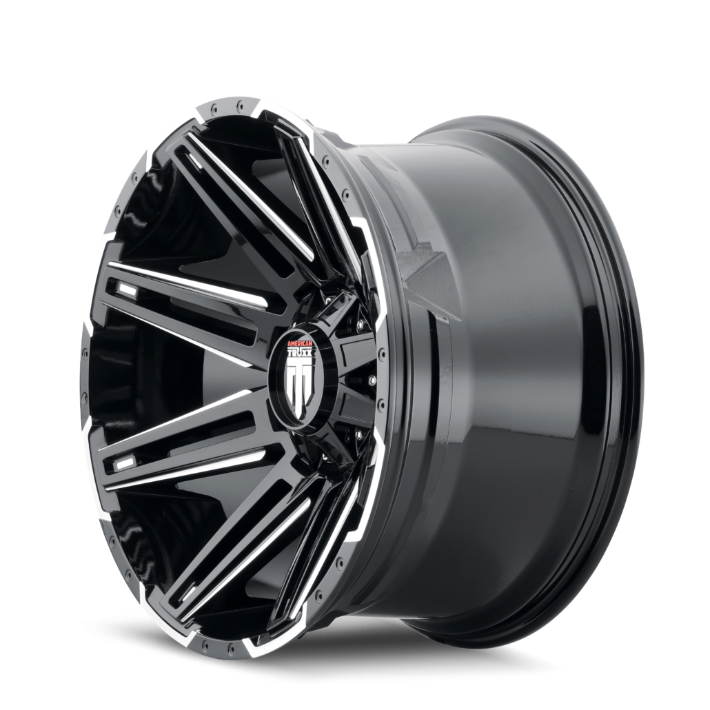 AMERICAN TRUXX BOOM AT1903 18x9 -12 8x165.1 BLACK/MILLED