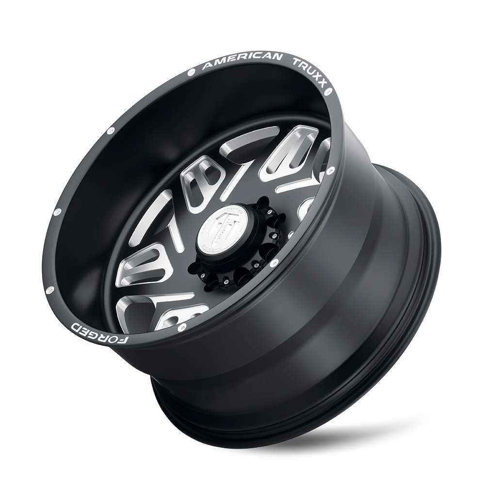 AMERICAN TRUXX FORGED ORION ATF1908 24X14 -76 8x180 MATTE BLACK/MILLED