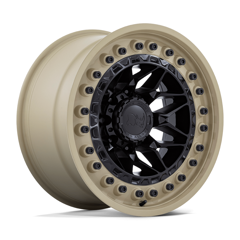 BLACK RHINO ALPHA 18X9 0 8X165.1 MATTE BLACK WITH SAND LIP