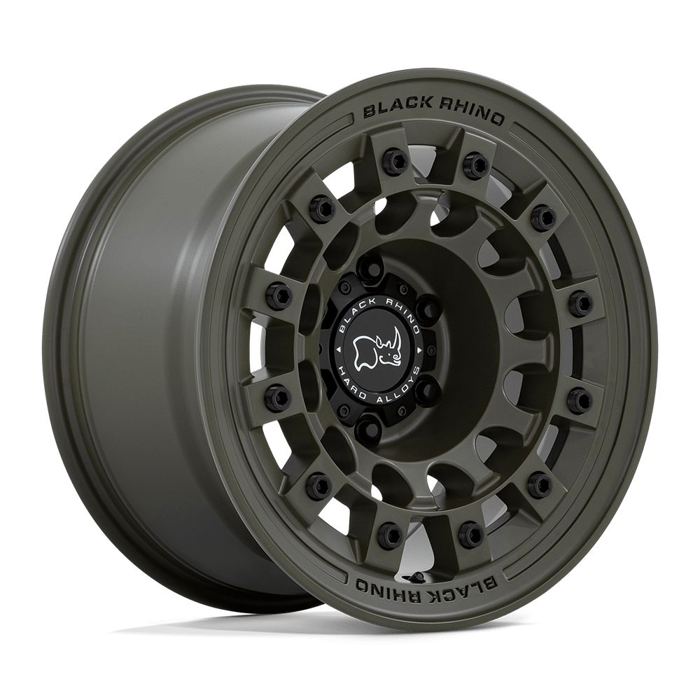 BLACK RHINO FUJI 17X8 38 6X139.7 OLIVE DRAB GREEN