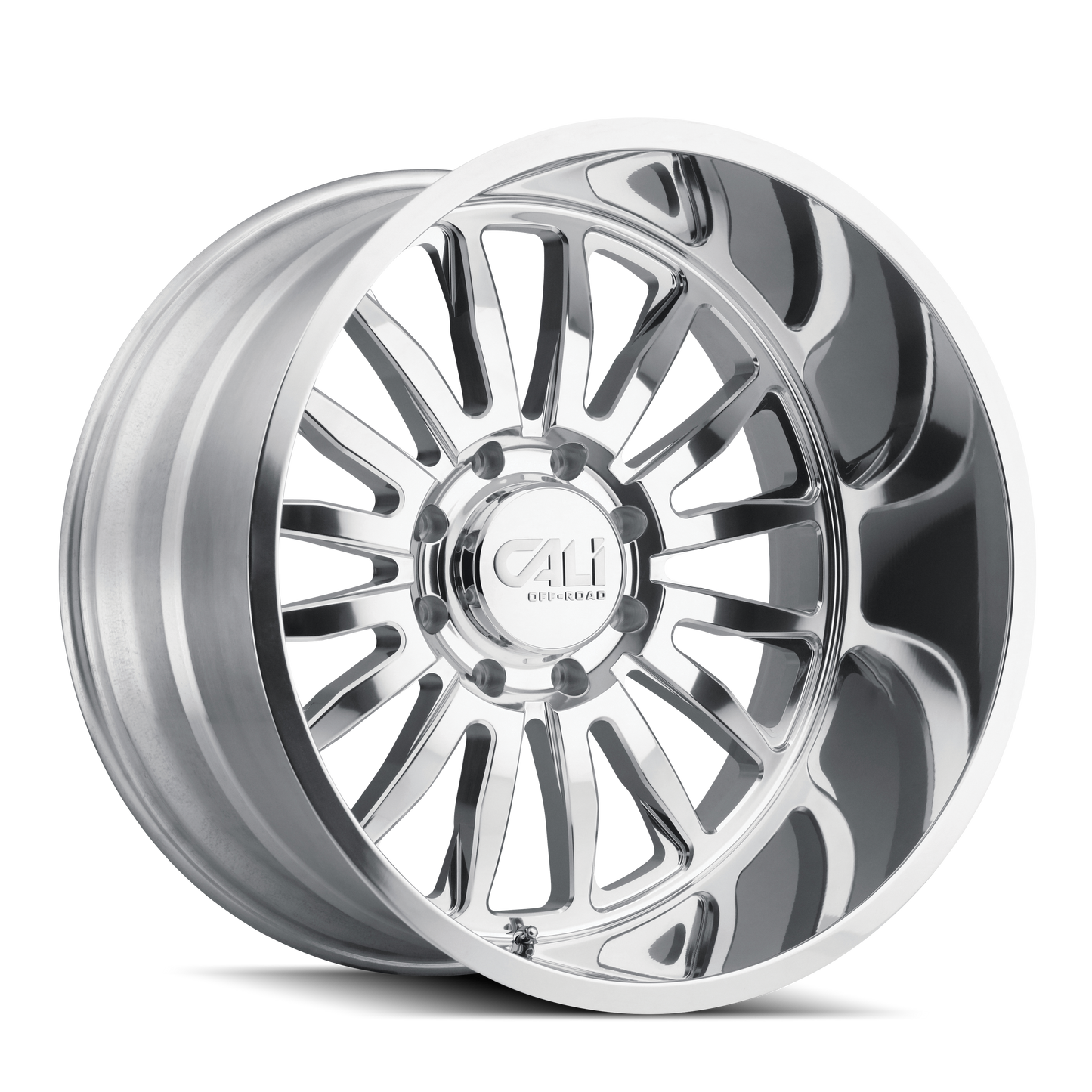 CALI OFF-ROAD SUMMIT 9110 24X14 -76MM 8x170 125.2MM POLISHED/MILLED SPOKES
