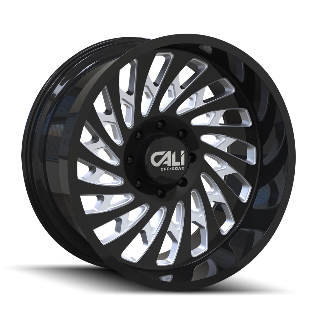 CALI OFF-ROAD SWITCHBACK 9108 20X10 -30MM 6x139.7 106MM GLOSS BLACK/MILLED