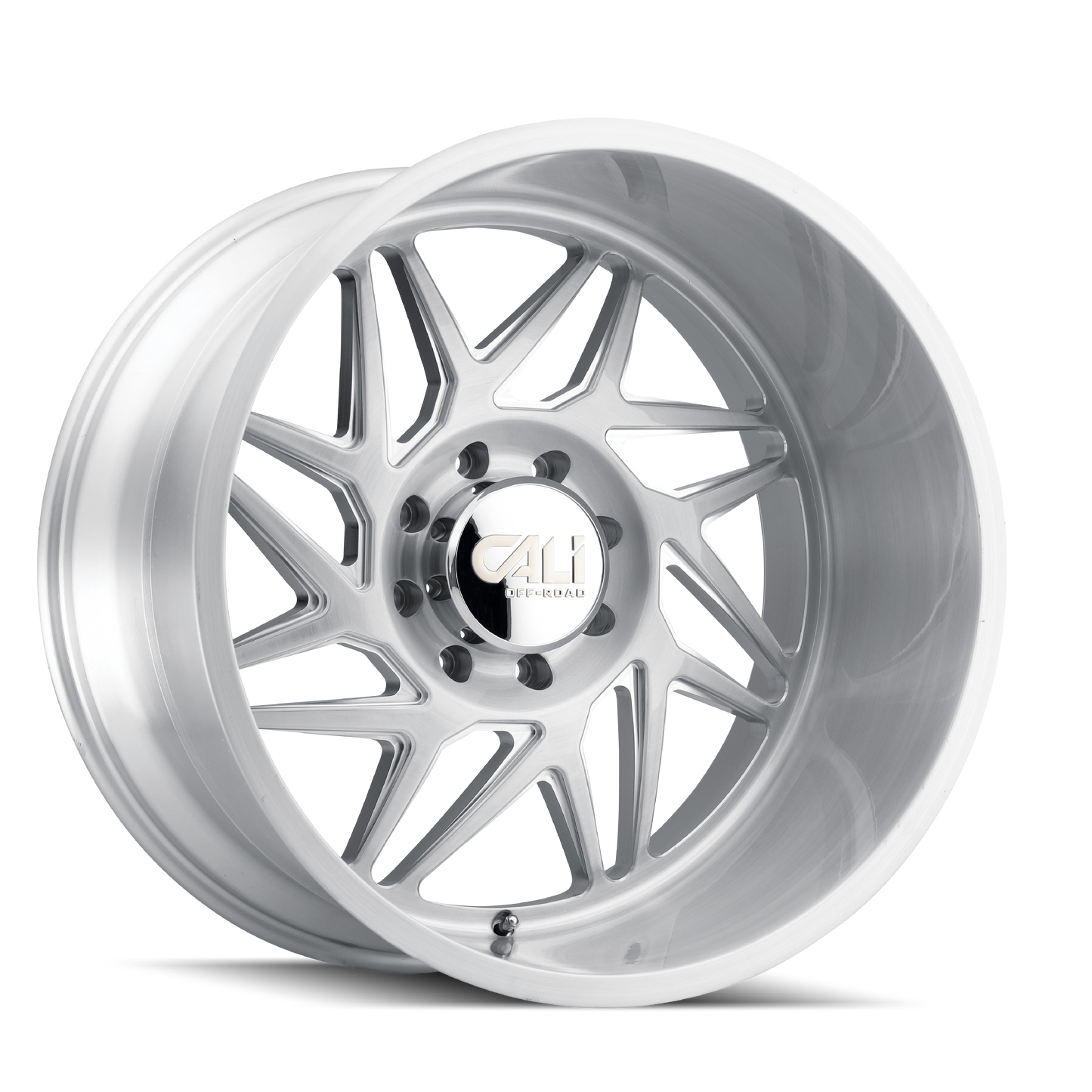 CALI OFF-ROAD GEMINI 9112 20X12 -51MM 8x170 125.2MM BRUSHED CLEAR GLOSS