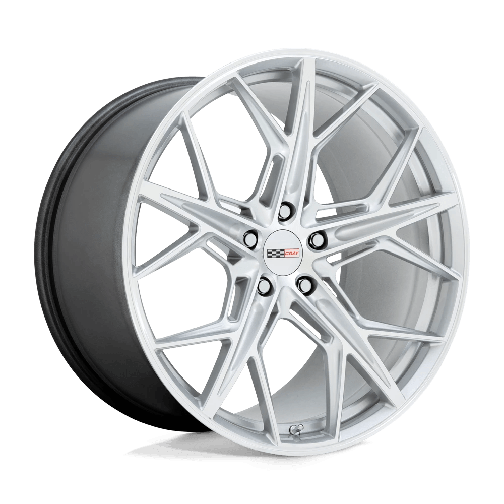 Cray HAMMERHEAD 19X9 38 5X120/5X4.72 GLOSS SILVER W/ MIRROR CUT FACE