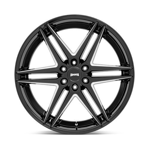 DUB 1PC S267 DIRTY DOG 24X10 30 6X135/6X5.3 Glossy Black Milled