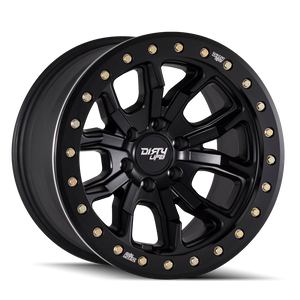 DIRTY LIFE DT-1 9303 17X9 -12 5x114.3 MATTE BLACK W/SIMULATED RING