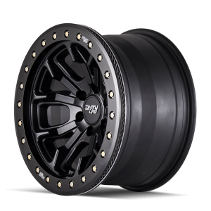 DIRTY LIFE DT-1 9303 17X9 -12 8x170 MATTE BLACK W/SIMULATED RING