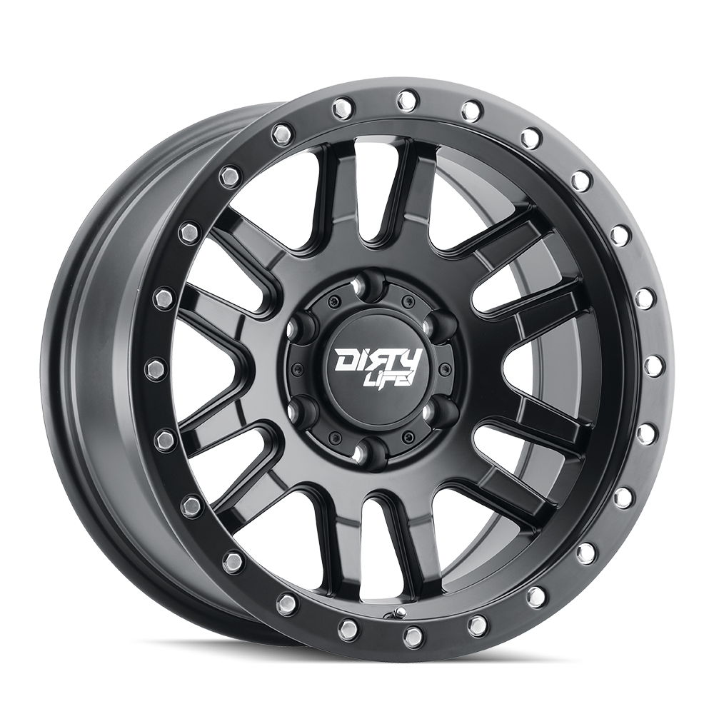 DIRTY LIFE CANYON PRO 9309 17X9 0 6x135 MATTE BLACK W/SIMULATED RING