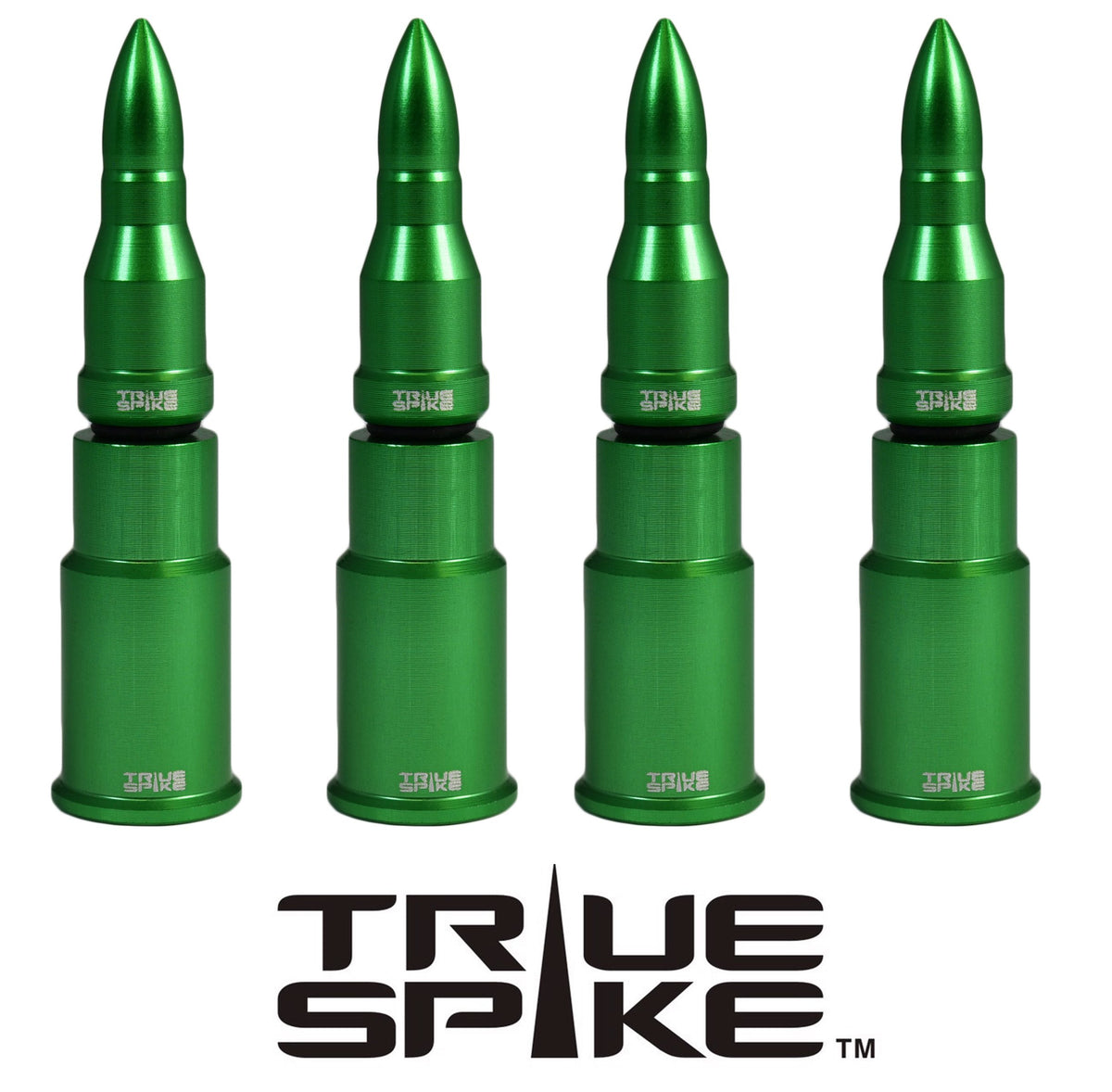 BULLET BILLET ALUMINUM AIR TIRE RIM WHEEL VALVE STEM CAP COVER KIT AVAILABLE IN MANY COLORS // PART # WVC005 WVC006