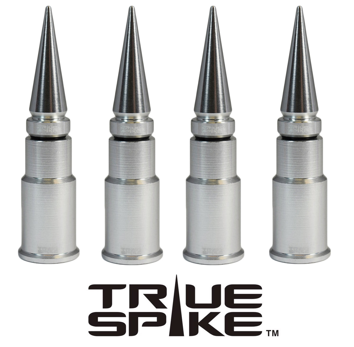 SPIKE SPIKED BILLET ALUMINUM AIR TIRE RIM WHEEL VALVE STEM CAP COVER KIT AVAILABLE IN MANY COLORS // PART # WVC005CO WVC007CO