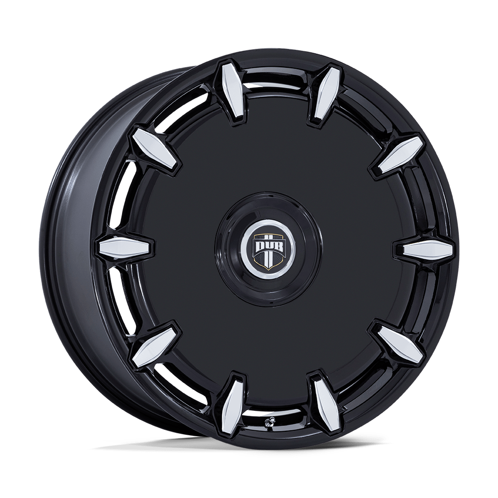 DUB 1PC DC271 CHEEF 26X10 15 BLANK GLOSS BLACK MILLED