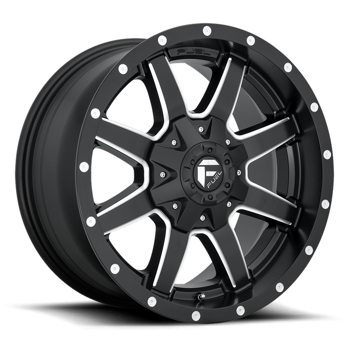 Fuel 1PC D538 MAVERICK 24X10 20 8X165.1/8X6.5 MATTE BLACK MILLED