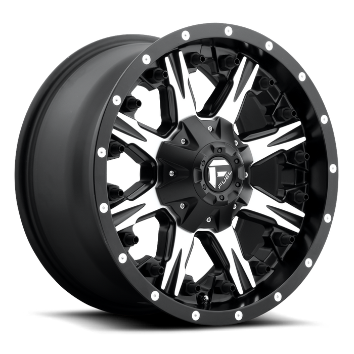 Fuel 1PC D541 NUTZ 18X9 20 6X135/6X5.3/6X139.7/6X5.5 MATTE BLACK MACHINED
