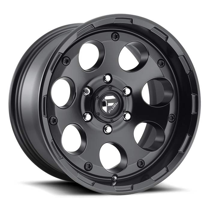 Fuel 1PC D608 ENDURO 17x9 -12 5x127/5x5.0 MATTE BLACK
