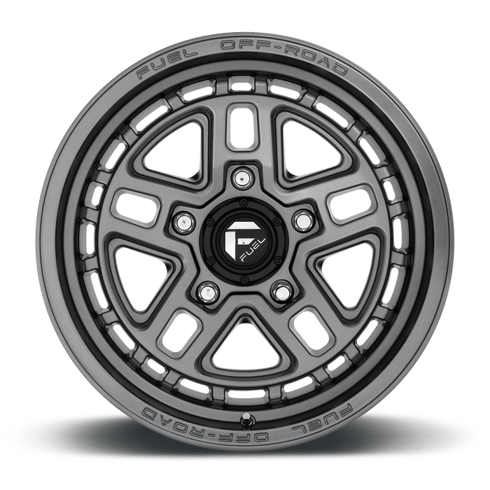 Fuel 1PC D668 NITRO 17x9 -12 5x127/5x5.0 MATTE GUN METAL