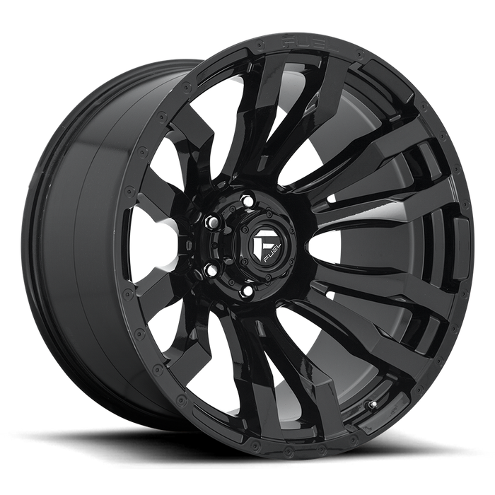 Fuel 1PC D675 BLITZ 20x10 -18 8x170/8x6.7 GLOSS BLACK