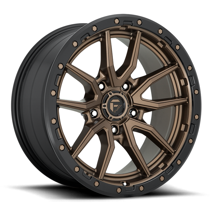 Fuel 1PC D681 REBEL 20x9 1 5x127/5x5.0 MATTE BRONZE BLACK BEAD RING