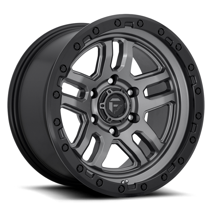 Fuel 1PC D701 AMMO 17x9 1 6x139.7/6x5.5 MATTE GUN METAL BLACK BEAD RING