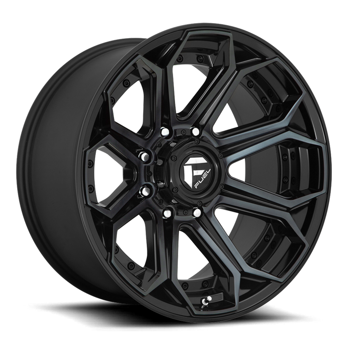 Fuel 1PC D704 SIEGE 18x9 1 6x139.7/6x5.5 GLOSS MACHINED DOUBLE DARK TINT
