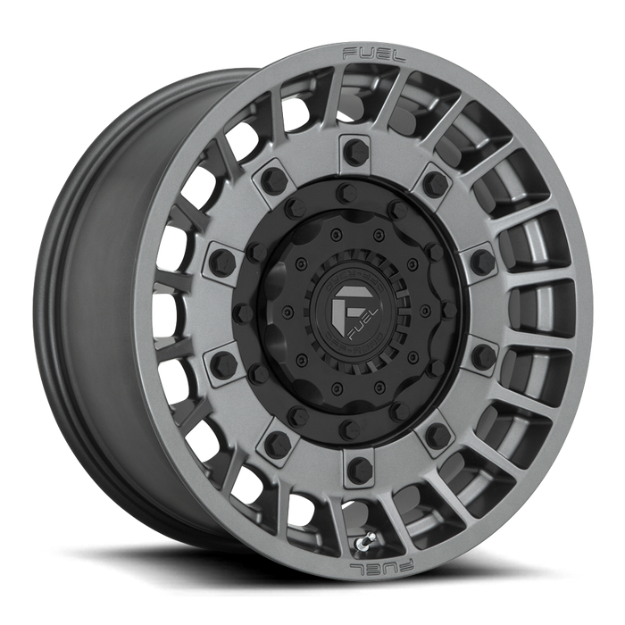 Fuel 1PC D726 MILITIA 17X9 1 5X114.3/5X127/5X4.5/5.0 Matte Anthracite And Black