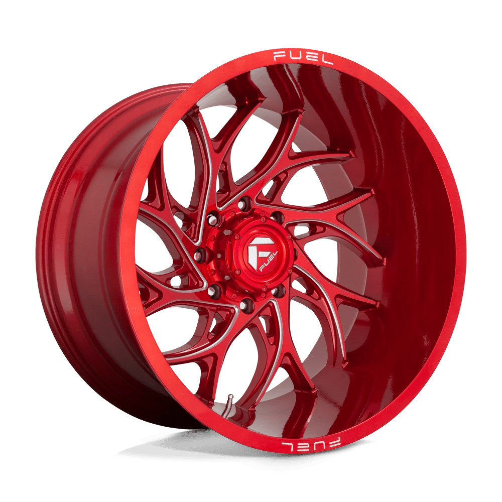 Fuel 1PC D742 RUNNER 20X8.25 -240 8X165.1/8X6.5 Candy Red Milled