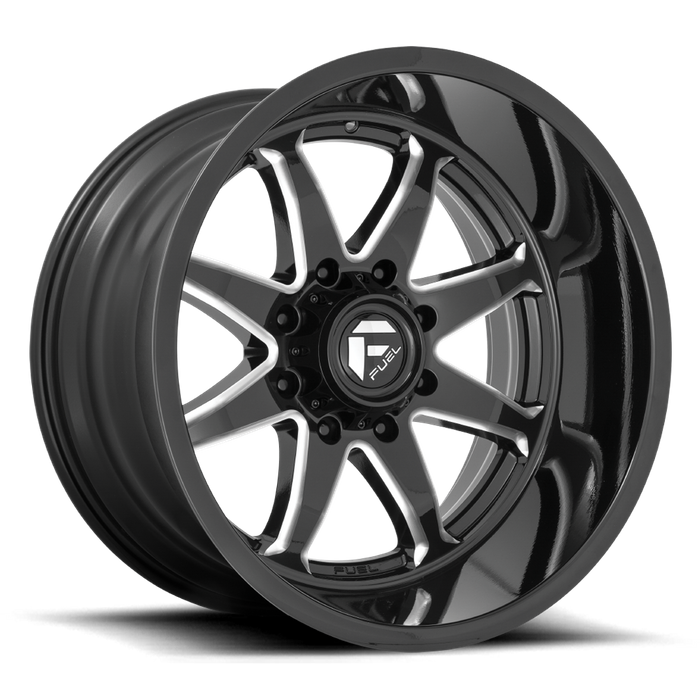 Fuel 1PC D749 HAMMER 20X10 -18 8X170/8X6.7 Gloss Black Milled
