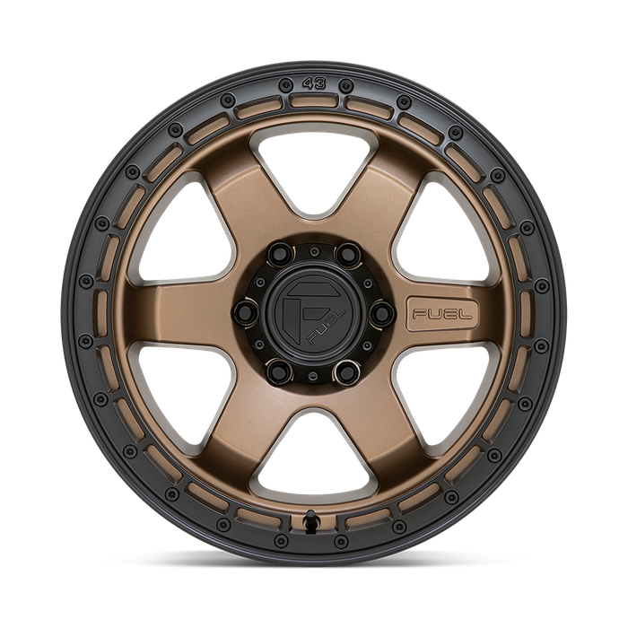 Fuel 1PC D751 BLOCK 18X9 20 6X135/6X5.3 Matte Bronze With Black Ring